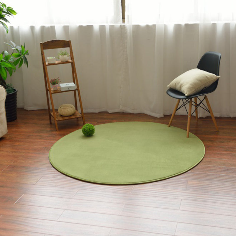 Modern Decoration Rug Multi Color Solid Color Area Carpet Polyster Non-Slip Pet Friendly Indoor Rug