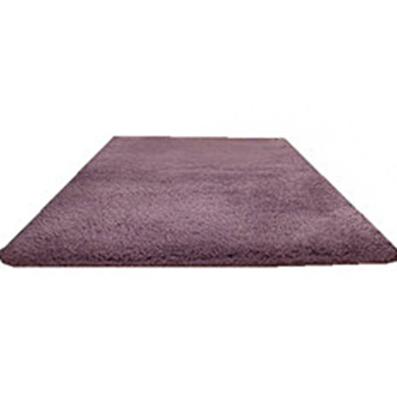 Tapis de couleur unie mignonne en acrylique multicolo