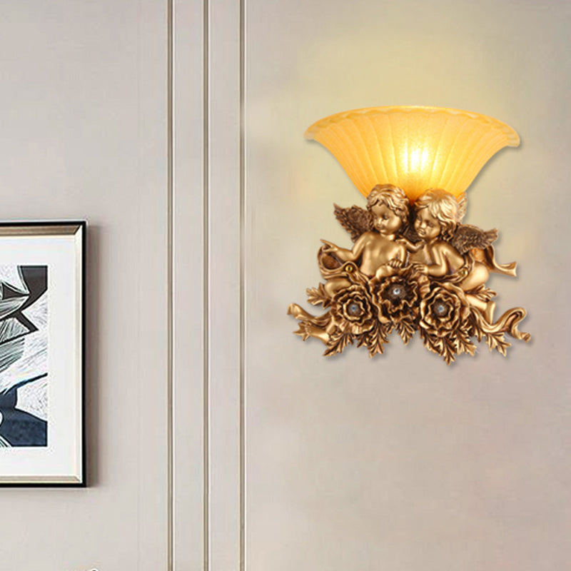 Éclatement en verre ambre