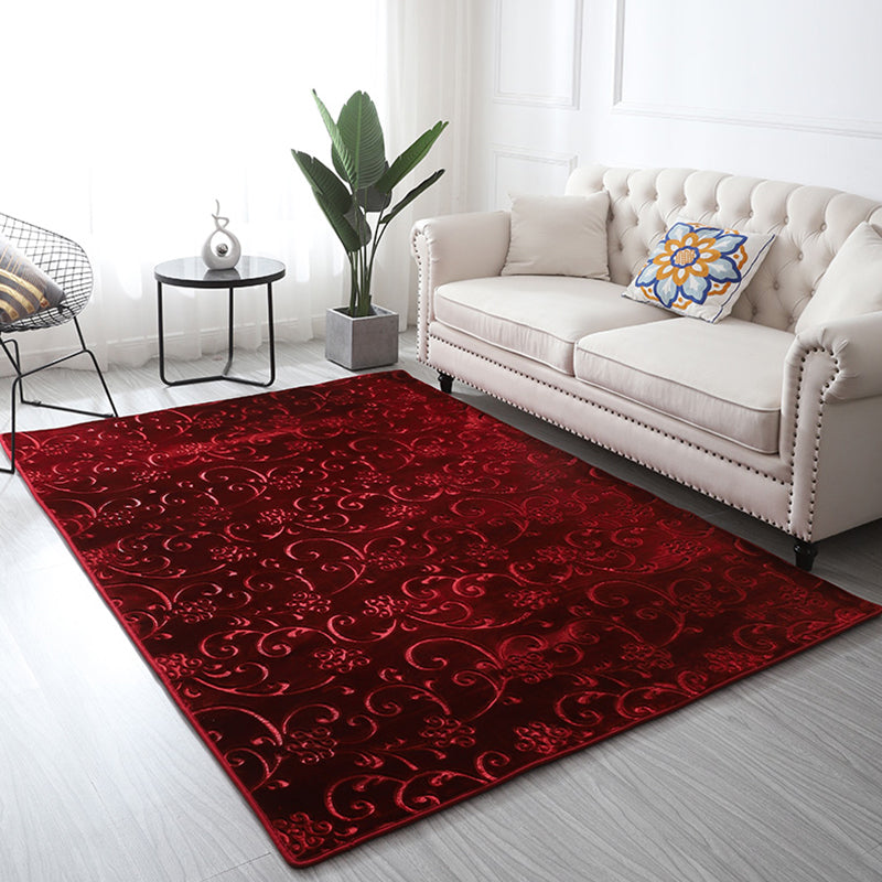 Alfombra de dormitorio informal de la alfombra de la alfombra de la alfombra del área floral de la zona floral multicolor
