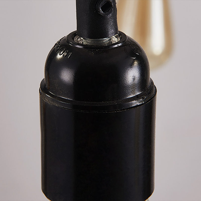 8 cabezas lámpara de lámpara de lámpara de lámpara de estilo steampunk lámpara colgante de metal en óxido