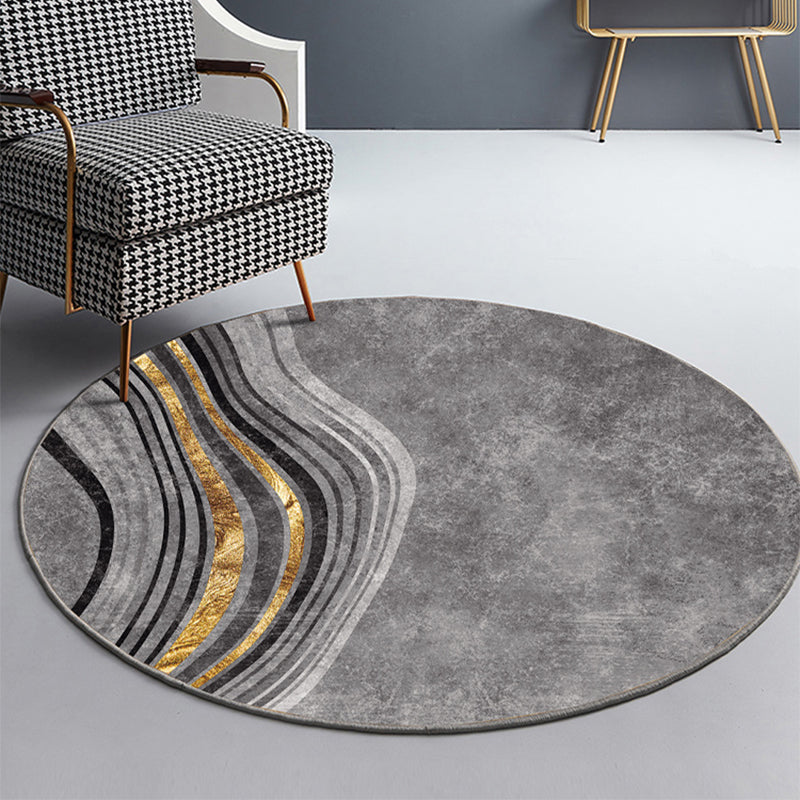 Formeel kleurblok Tapijt tapijt multi-gekleurde polystergebied Rug niet-slip huisdiervriendelijk wasbaar wasbaar binnenvleed voor salon