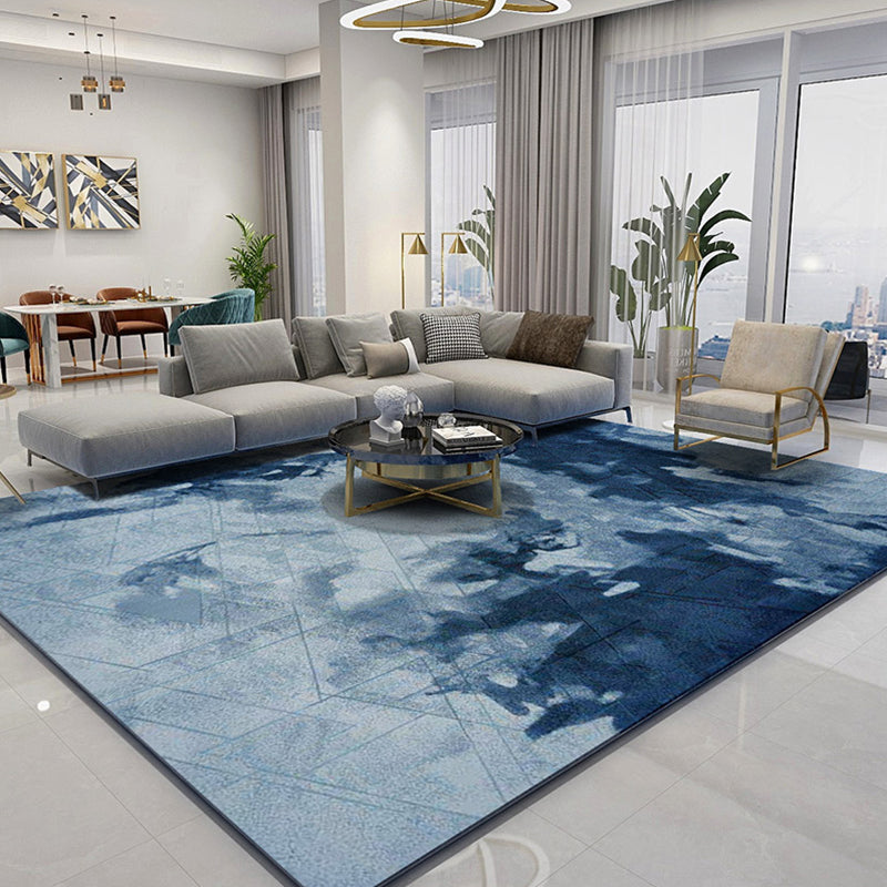 Novelty Decoration Rug Multi Colored Abstract Printed Indoor Rug Pet Polyster Friendly Easy Care Washable Area Carpet