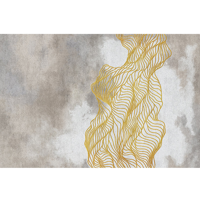 Modern Decoration Rug Multi Colored Abstract Patterned Indoor Rug Synthetics Anti-Slip Pet Friendly Carpet