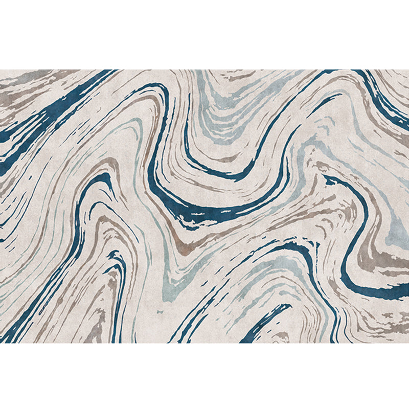 Modern Decoration Rug Multi Colored Abstract Patterned Indoor Rug Synthetics Anti-Slip Pet Friendly Carpet