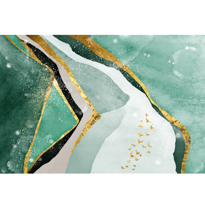 Noordse woonkamer vloerkleed multi-gekleurde kleurgeblokkeerde gebied tapijt polyster niet-slip rug achterste gemakkelijke verzorging indoor tapijt