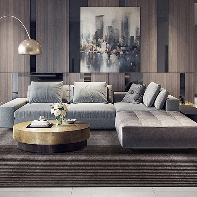 Casual Living Room Rug Multi Colored Geometric Printed Indoor Rug Polyster Pet Friendly Easy Care Area Carpet