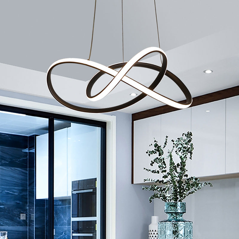 Twist lampadario a pendente a sospensione Minimalistic Metal Dining Room lampada appesa