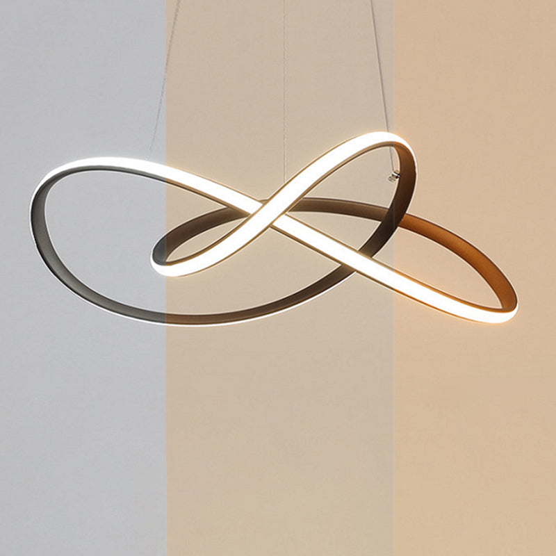 Twist lampadario a pendente a sospensione Minimalistic Metal Dining Room lampada appesa