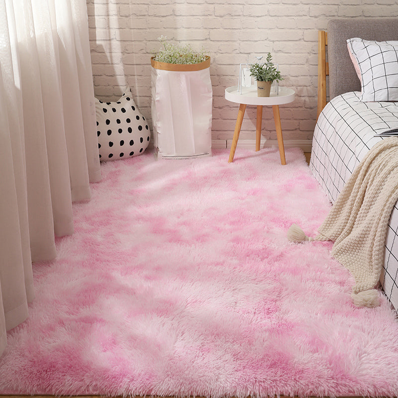 Entspannende Schlafzimmer Teppich Multi -farbige feste Farbe Innenteppich Haustierfreundlich Easy Care Waschanlage Teppich