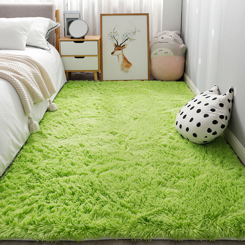 Entspannende Schlafzimmer Teppich Multi -farbige feste Farbe Innenteppich Haustierfreundlich Easy Care Waschanlage Teppich