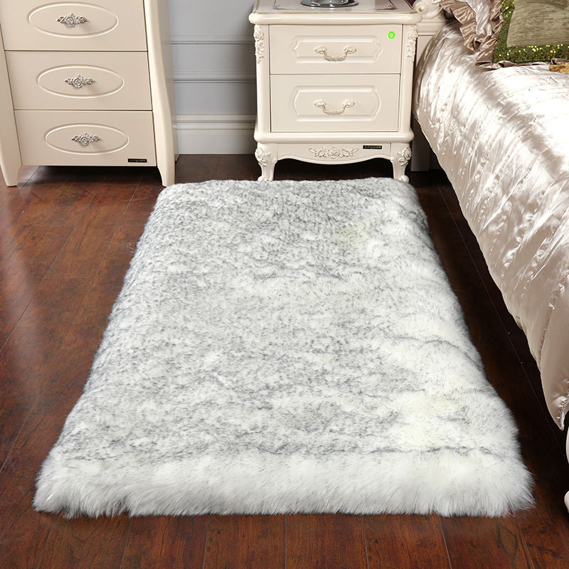 Minimalist Bedroom Rug Multi Color Solid Color Indoor Rug Polypropylene Non-Slip Backing Pet Friendly Area Carpet