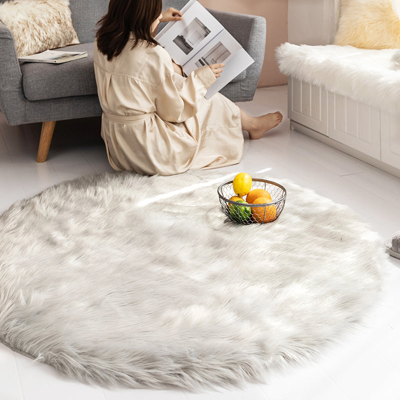 Entspannende Feste Farbe Teppich Mehrfachfarbener Polyster -Innenteppich Haustierfreundlich Easy Care Waschküche für Schlafzimmer