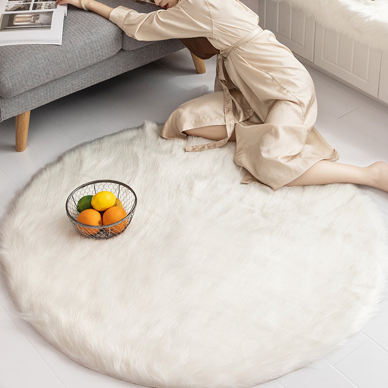 Entspannende Feste Farbe Teppich Mehrfachfarbener Polyster -Innenteppich Haustierfreundlich Easy Care Waschküche für Schlafzimmer
