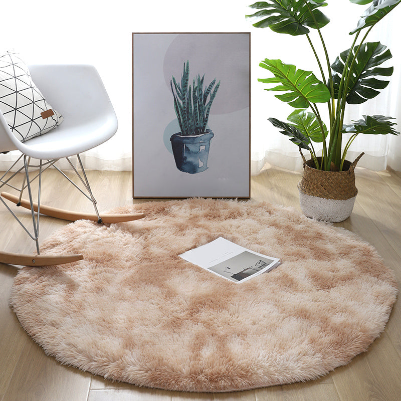 Casual Bedroom Rug Multi Colored Polyster Indoor Rug Non-Slip Backing Easy Care Washable Carpet