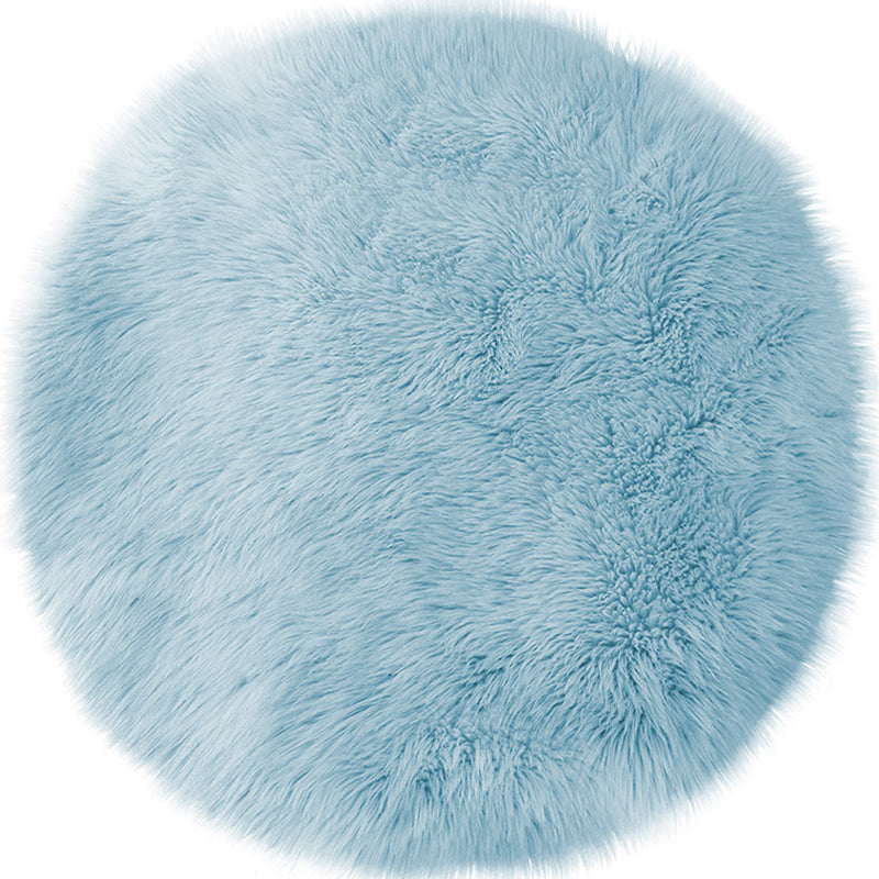 Irregular Shape Solid Rug Multi-Color Simple Indoor Rug Polyster Non-Slip Backing Washable Area Carpet for Room
