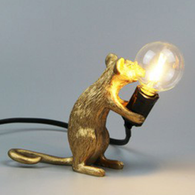 Lampada da letto per lampadina per lampadina per lampadina nuda decorativa con base per mouse