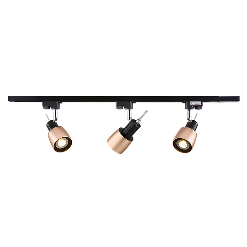 Grenade Spotlight Semi Flush Mount Minimalist Metal Living Room Track Lighting Fixture