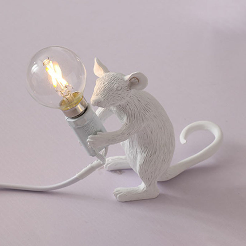 Lampada da tavolo a forma di topo in stile per bambini Lampa