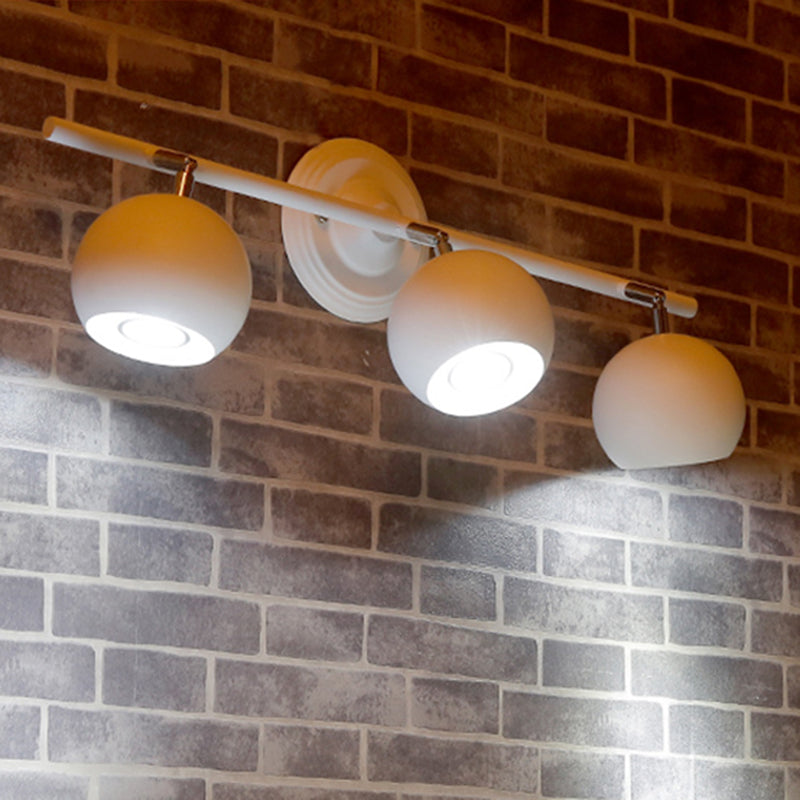 Dome Restaurant Track Lighting Fixture Metal Nordic Semi Flush Mount Ceiling Light