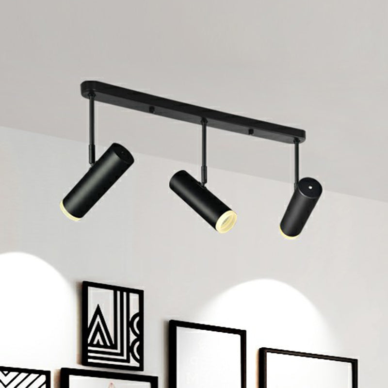 Luce a soffitto tubolare in metallo illuminazione a sospensione a LED moderna per soggiorno