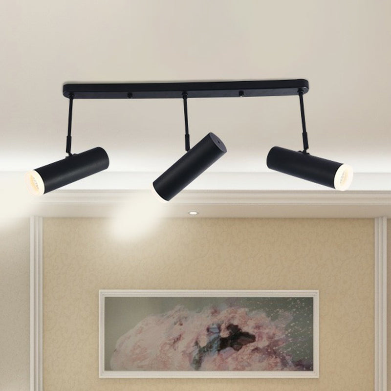 Luce a soffitto tubolare in metallo illuminazione a sospensione a LED moderna per soggiorno