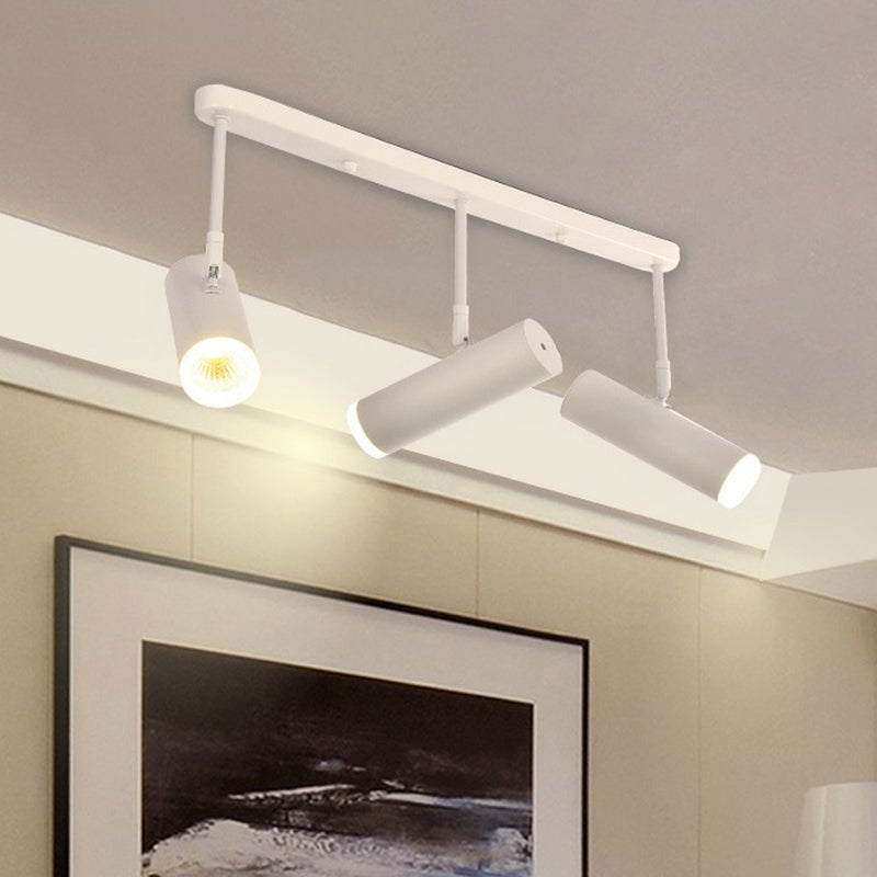Luce a soffitto tubolare in metallo illuminazione a sospensione a LED moderna per soggiorno