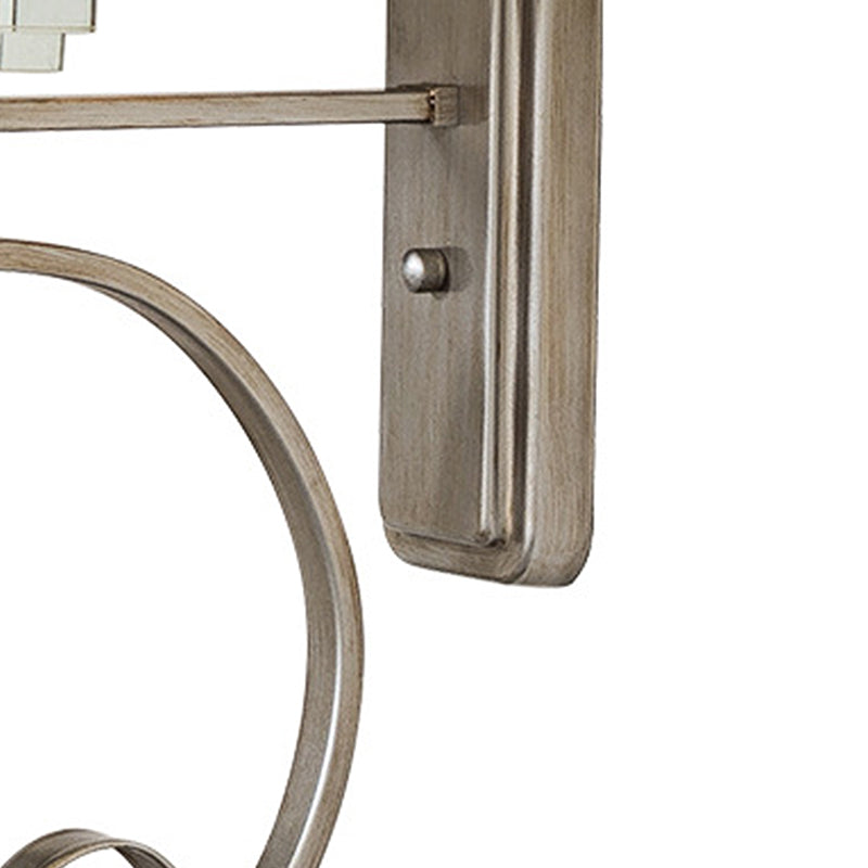 Lampe murale de tambour rétro 1 lumière du tissu clair