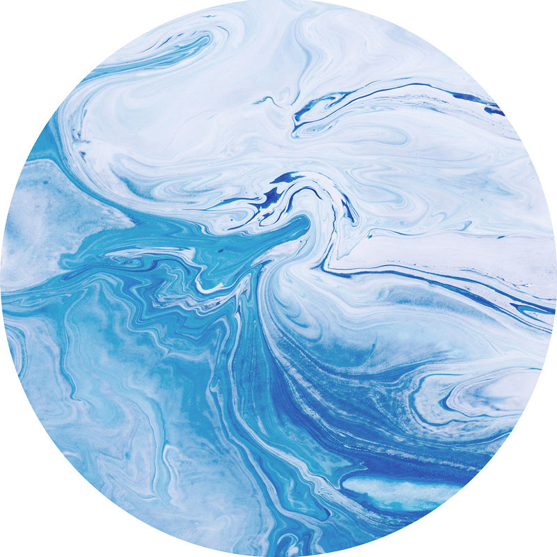 Minimalistisch modern tapijt Multicolor waterverfprint Tapijtdek Detsenvriendelijke machine Wasbaar Anti-slip Tapijt voor woonkamer