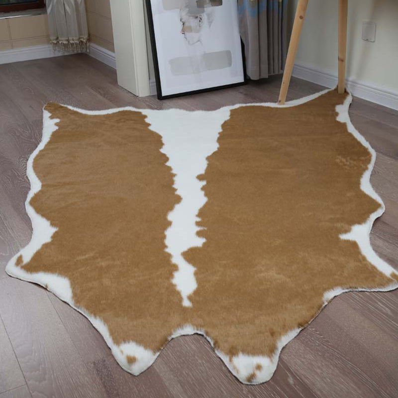 Novelty Shape Animal Rug Multi Colored Casual Area Carpet Polypropylene Easy Care Pet Friendly Area Rug for Room