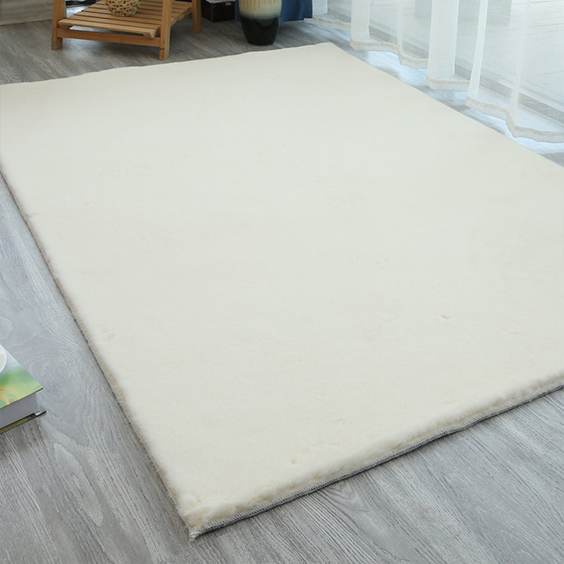 Einfacher Deko-Teppich, mehrfarbig, einfarbig, Flächenteppich, Baumwollmischung, rutschfeste Unterseite, pflegeleicht, haustierfreundlicher Innenteppich