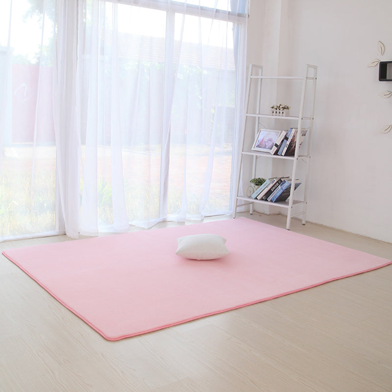 Noordse massief kleuren Tapijt multi-gekleurde katoenen blend indoor tapijt niet-slip achtersteuning huisdiervriendelijke gemakkelijke verzorgingstapijt voor kamer