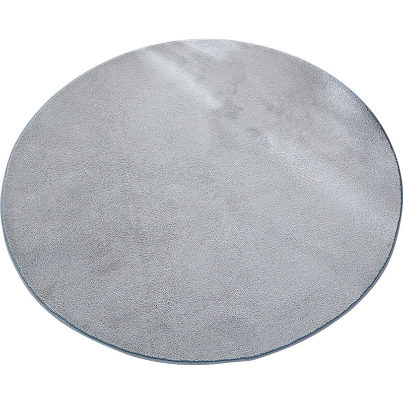 Multi-Color Living Room Rug Relaxing Solid Color Area Carpet Cotton Blend Non-Slip Stain-Resistant Easy Care Rug