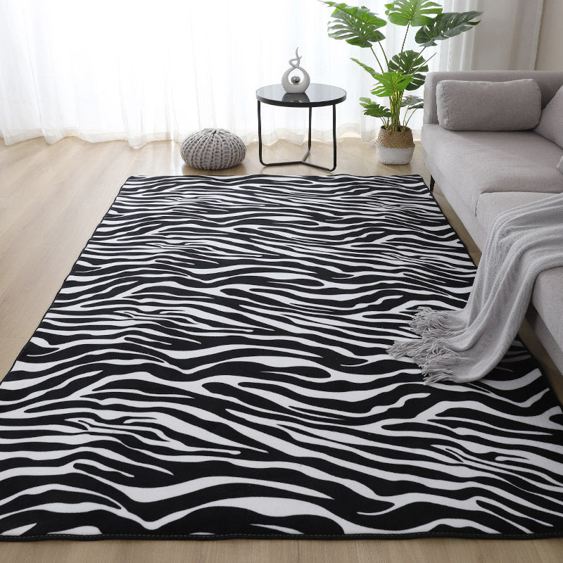 Lässige Schlafzimmer Teppich Multi-Farben Feste Farbfläche Teppich Baumwollmisch