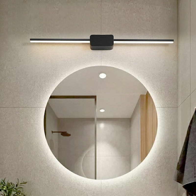 Lampada da parete per vanità da bagno a forma di palo Acrilico LED minimalista a parete montata