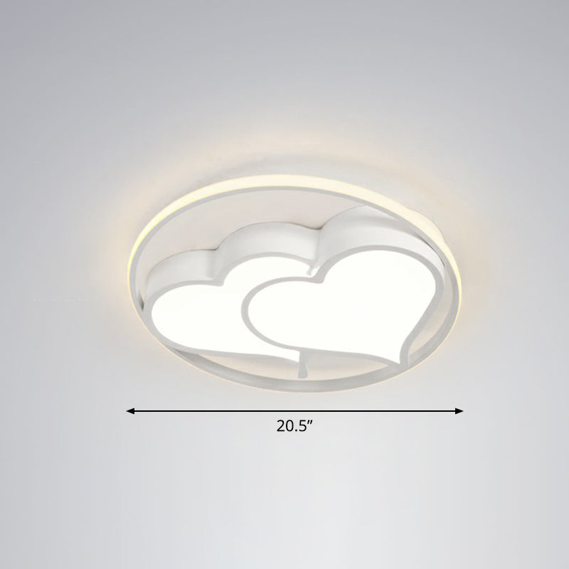 Ultrathin Bedroom Ceiling Mounted Fixture Acrylic Contemporary LED Flush Mount Lighting