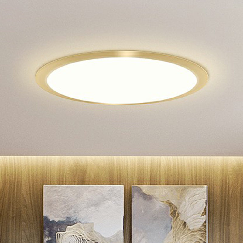 Flache LED Flush Mount Beleuchtung Minimalistische Acryl Deckenleuchte für Schlafzimmer
