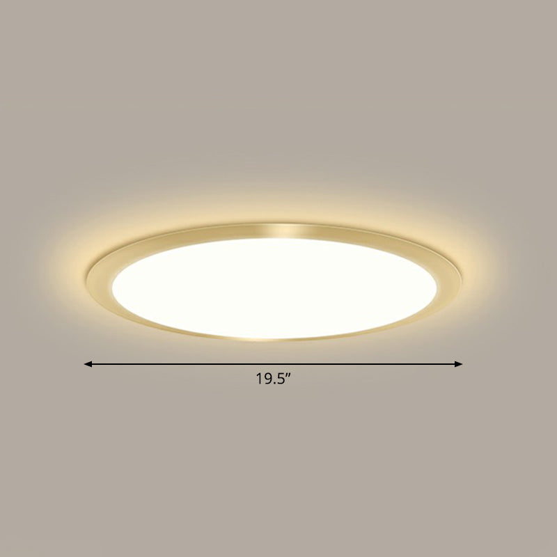 Flache LED Flush Mount Beleuchtung Minimalistische Acryl Deckenleuchte für Schlafzimmer