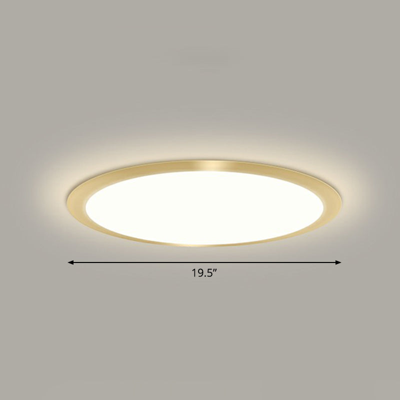 Flache LED Flush Mount Beleuchtung Minimalistische Acryl Deckenleuchte für Schlafzimmer