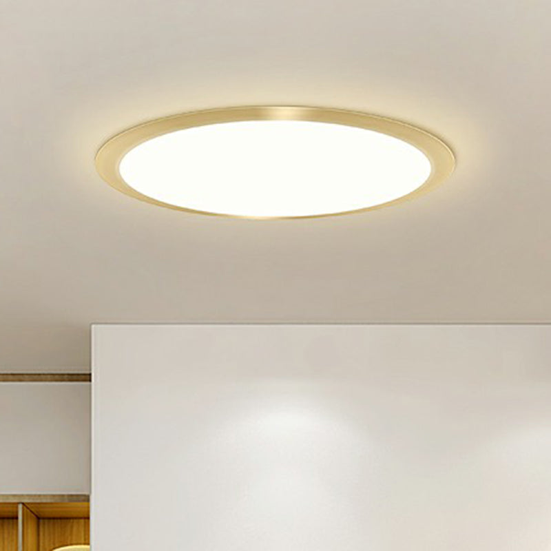 Flache LED Flush Mount Beleuchtung Minimalistische Acryl Deckenleuchte für Schlafzimmer