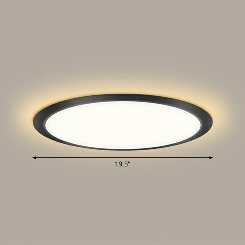 Flache LED Flush Mount Beleuchtung Minimalistische Acryl Deckenleuchte für Schlafzimmer