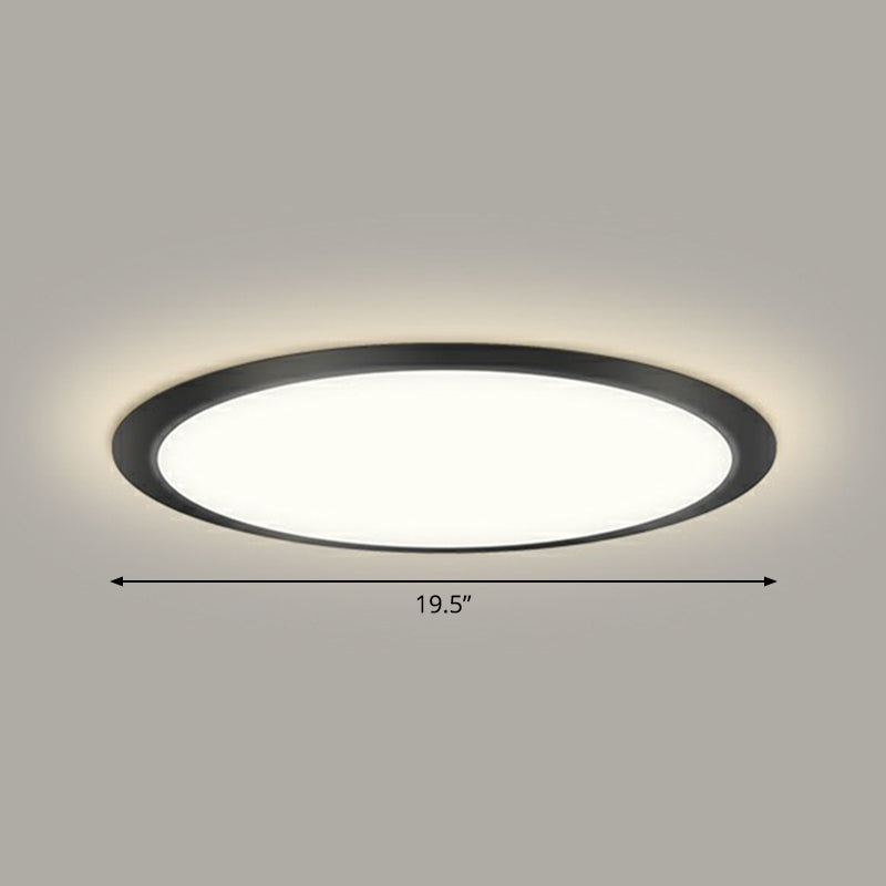 Flache LED Flush Mount Beleuchtung Minimalistische Acryl Deckenleuchte für Schlafzimmer