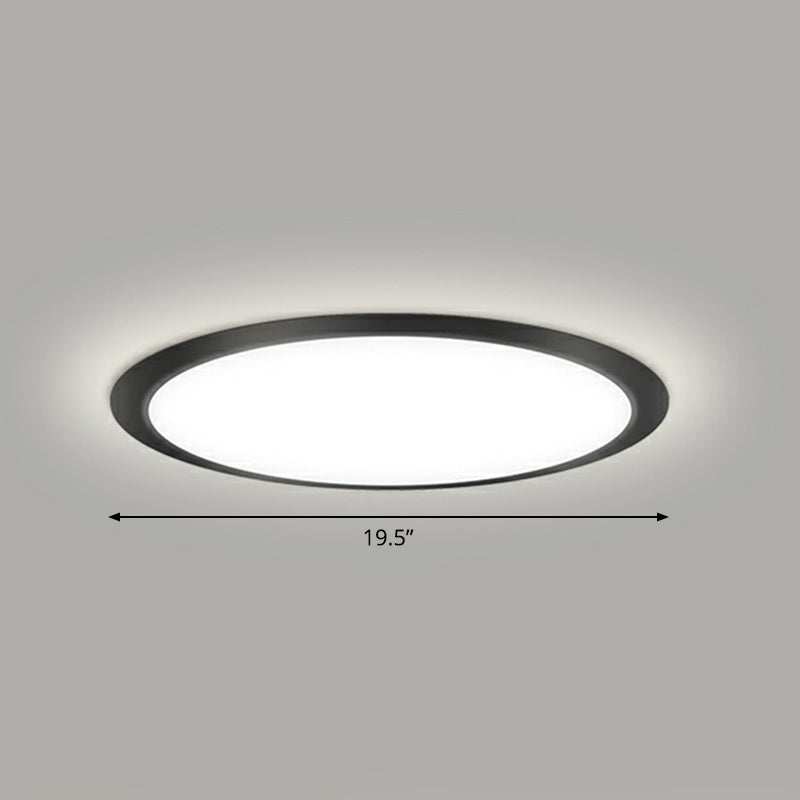 Flache LED Flush Mount Beleuchtung Minimalistische Acryl Deckenleuchte für Schlafzimmer