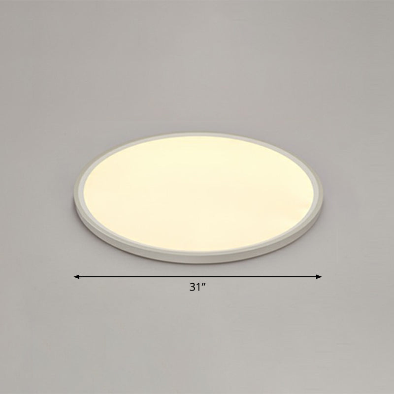 Éclairage encastré blanc en acrylique de style simple de luminaire de montage de plafond de LED ultra-mince