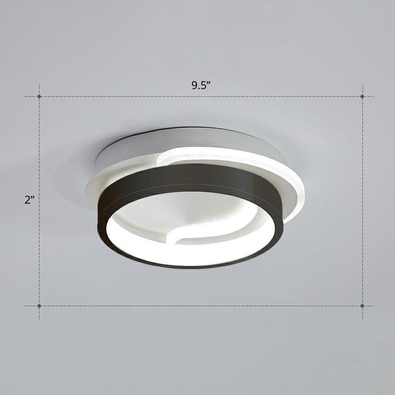 Minimalistische geometrische plafondverlichting Acryl hal LED inbouwlamp