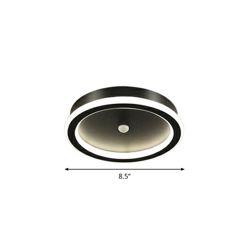 Geometric Shaped LED Ceiling Light Minimalism Metal Corridor Flush Mount Lighting Fixture