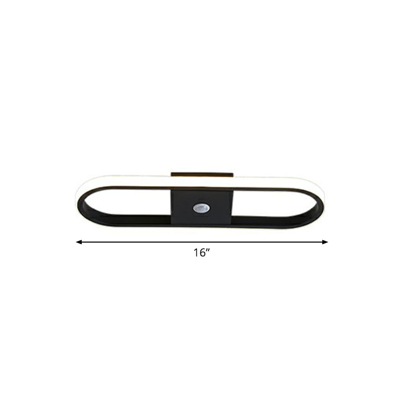 Geometric Shaped LED Ceiling Light Minimalism Metal Corridor Flush Mount Lighting Fixture