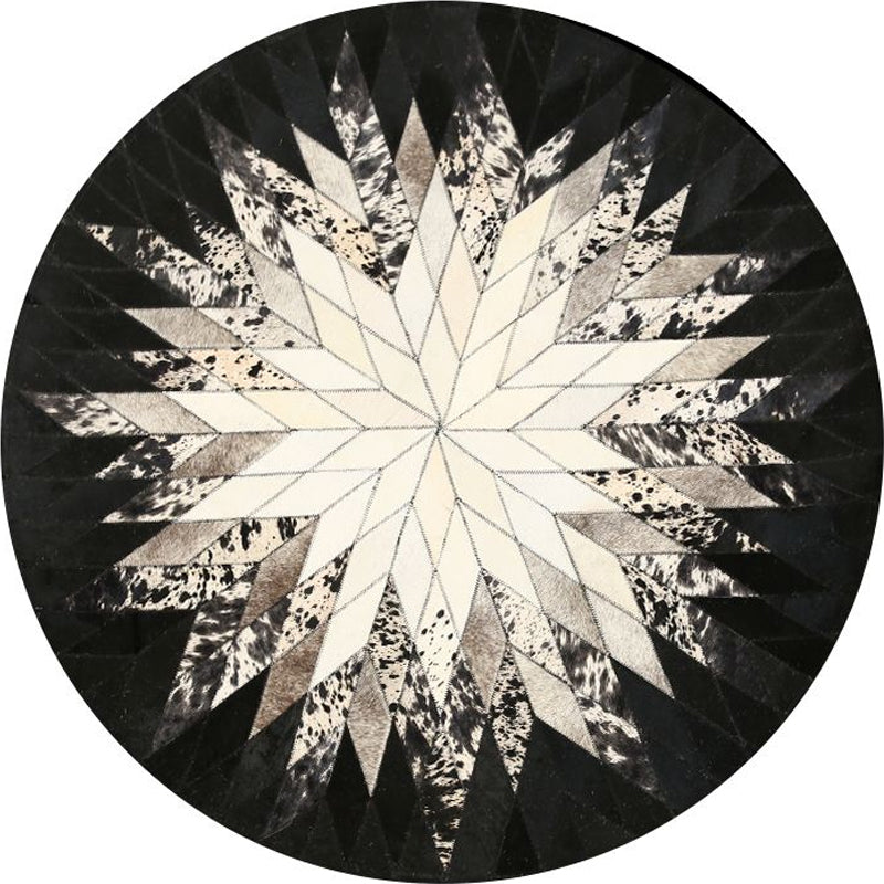 Scandinavian Living Room Rug Multi Colored Geo Printed Area Rug Non-Slip Backing Pet Friendly Indoor Rug