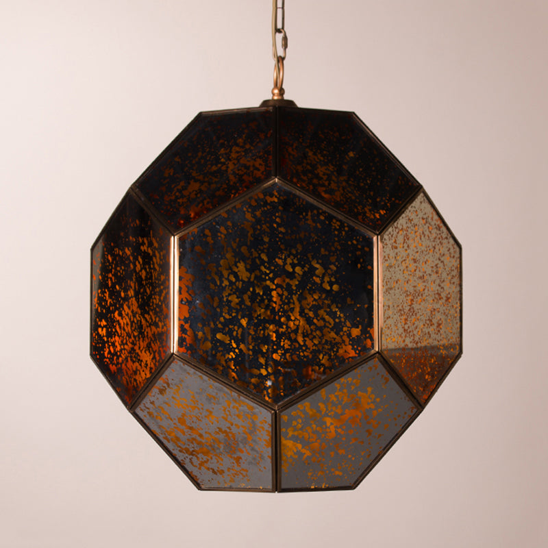 CHANDELATIQUE DE PLAFIC HEXAGON MODERIQUE MORNISME BRORM / VERRE CELLET 4 TEMPS ARRIVENTS PROSIBLE POUR LA CHAMBRE