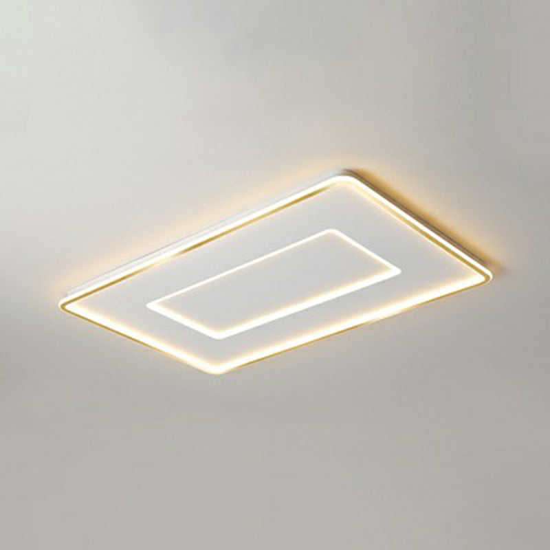 Lámpara de techo de montaje empotrado de acrílico ultrafina, lámpara de montaje empotrado LED blanca sencilla para dormitorio